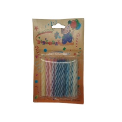 Birthday Candles 24pk. 2 Ass't Colours"
