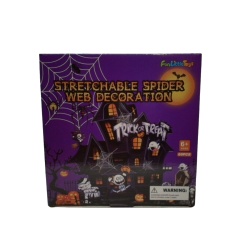 Stretchable Spider Web Decoration 69pc. Kit