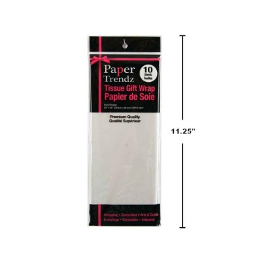 Tissue Paper Wrapping White 10 sheets 20x26 50.8x66cm