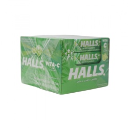 Halls Stick 20x34g Vitamin-c Lime - Each Sold Individually