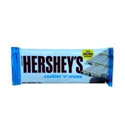 Hershey's Cookies 'n' Crème Chocolate Bar 43g.