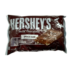 Hershey's Milk Chocolate Snack Size 293g. Bag