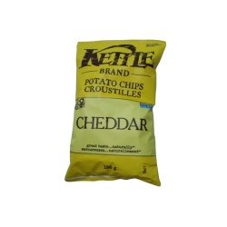 Kettle Brand Chips Cheddar 198g.