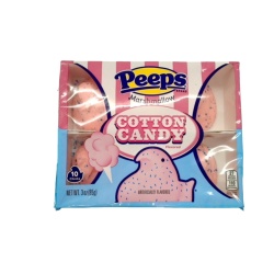Marshmallow Peeps Cotton Candy Flavored 10pk. 85g.