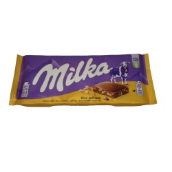 Milka Chocolate Bar Riso Soffiato 100g.