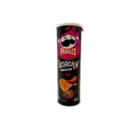Pringles Scorchin' Medium BBQ 156g.