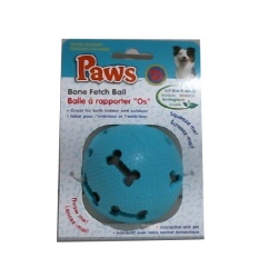 Bone Fetch Ball, 4 colours Paws
