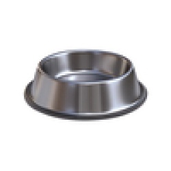Pet food bowl - stainless steel 16oz 21.2x4.5cm