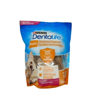 Purina Dentalife Immune Support Dog Treats Sm/Med 408g.