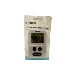 100 Minute Mini Timer Polder (silver)