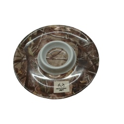Chip & Dip Plate 12 Melamine Forest Camo Realtree"