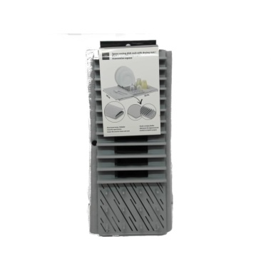Dish rack with micro fiber mat 17.44x6.6x1.5 inch