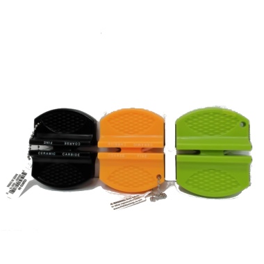 Pocket Sharpener Double Sided Ceramic & Carbide Ass't Colours