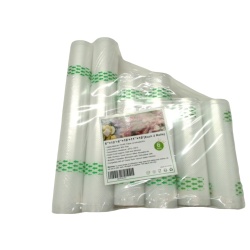 Premium Food Sealer Vacuum Rolls 6pk. Assorted Kitchen Boss