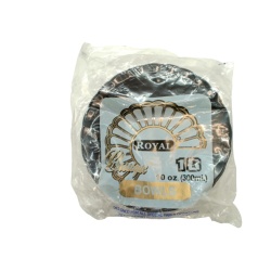 Round Plastic Bowls 10oz. 16pk. Black Royal Classique
