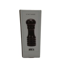 Salt Shaker 6 Wood Unfilled"