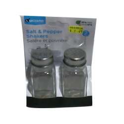 Salt and Pepper Shaker 2pc. Luciano