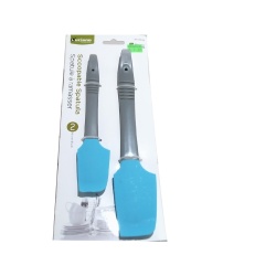 Silicone Spatula 2-Pc. 3 Colours Luciano