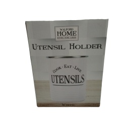 Utensil Holder White Walford Home