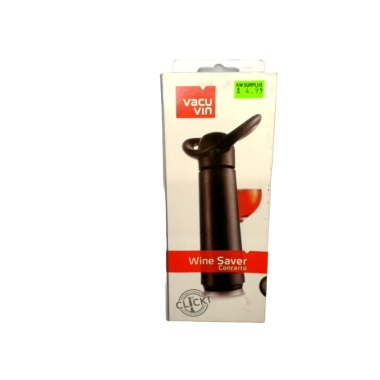 Wine Saver Vacuum Pump w/Stoppers Vacu Vin