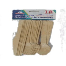 Wooden Cutlery Set