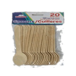 Wooden Spoons 20pk