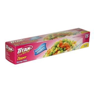 zipper storage bags Large 15/bx 24/cs Titan