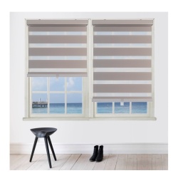 Blinds Grey cordless polyester 60 inch x 84 inch
