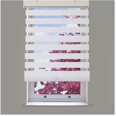 Blinds White cordless polyester 60 inch x 84 inch