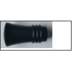 curtain rod Black extendable triangle-design"3/4"diam, 28' x 48 inch"