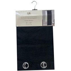 Curtains 54X84Jcqrd Blk-Blackout"