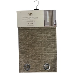 Curtains 54X84Jcqrd Taup Blackout"