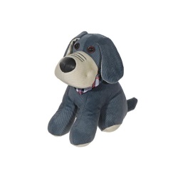 Door Stopper Dog With Scarf 9.06 X 6.3" X 9.06"