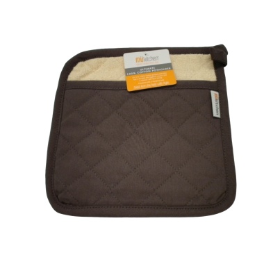 Potholder Ultimate 100% Cotton Dark Grey Mukitchen