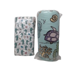 Bed In A Bag Kid's Twin Tide Pool Party Amazon Basics (endcap)