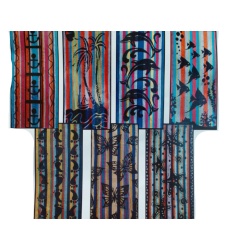 Jacquard terry beach towel assortment 29x59 inches 74x150cm