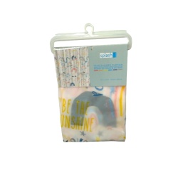 PEVA Shower Curtain Happy Rainbow 70 x 72" Splash Home"