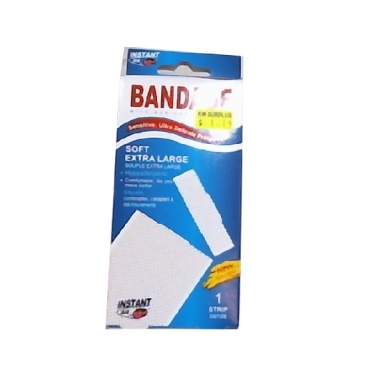 Dressing Strip Instant Aid 1 pc. Nonwoven 6 x 100 mm.