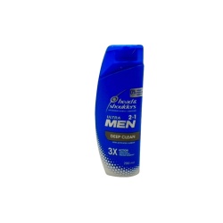Head & Shoulders Dandruff Shampoo Deep Clean Ultra Men 2 In 1 200mL