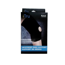 KNEE SUPPORT - BLACK- Premium Neoprene Material