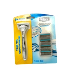 Men's Razor 5pk. Schick Quattro Titanium