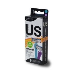 Razors 2pk Us W/5 Titanium Blades In Each Bic