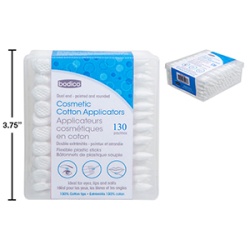 Cosmetic cotton swab 130 pc bodico dual end