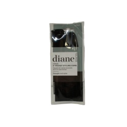 5 Pocket Styling Comb 3pk. Black Diane Men"