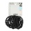 Hair Elastics 12pk. Black The Curl Collective Scunci