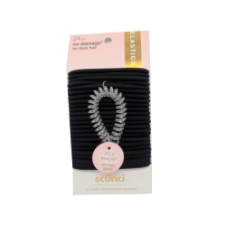 Hair Elastics 24pk. No Damage For Thick Hair Scunci