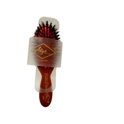 Hairbrush Dark Wood Handle Euro Tech Alya Canada