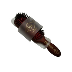 Hairbrush Dark Wood Handle w/Red Euro Tech Alya Canada