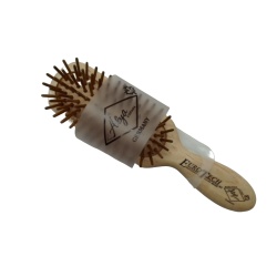 Hairbrush Light Wood Handle Euro Tech Alya Canada