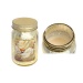 Mason Jar Candle 9.2oz Electroplated Vanilla Buttercream 3 Dia X 5 H